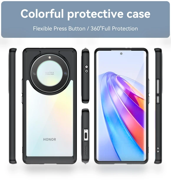 Clear Phone Case TPU+Acrylic Shockproof Protective Cover — Basic Cases, Smartwatch 2025