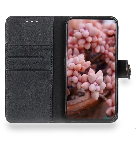 Cowhide Texture Shockproof Stand Cover Leather Wallet Phone Case — Bumpers, Smartwatch 2025