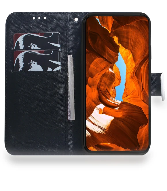 Drop-proof Pattern Printing Card Slots Phone Cover — Protective Cases, Smartwatch 2025