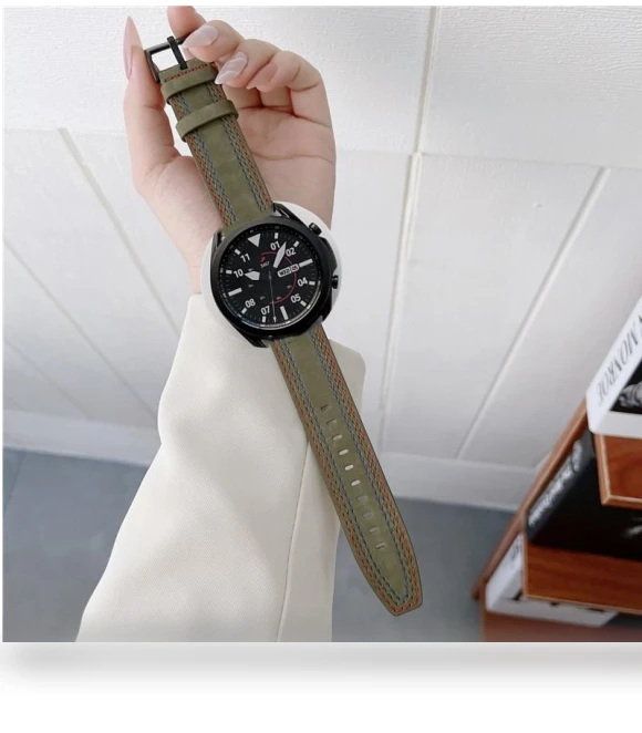 Genuine Leather Smart Watch Replacement Strap — Bands, Smartwatch 2025