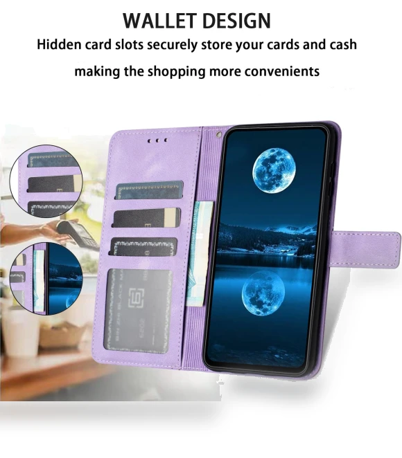 Leather Case Wallet Phone Cover with Strap — Basic Cases, Smartwatch 2025