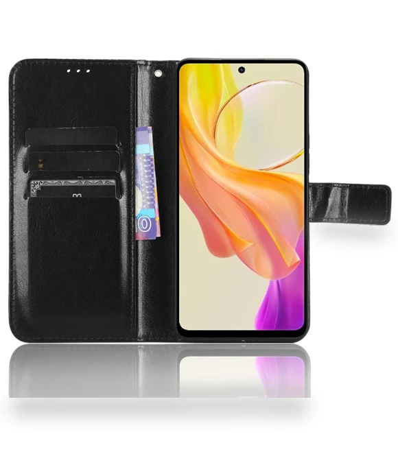 Leather Case Wallet Phone Cover — Basic Cases, Smartwatch 2025