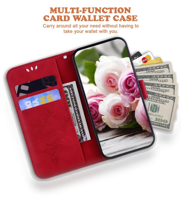 Leather Phone Case Stand Wallet — Phone Accessories, Smartwatch 2025