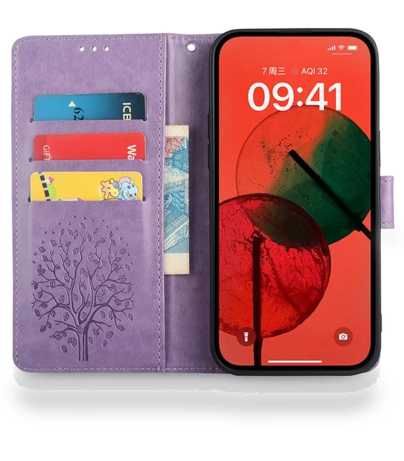 Leather Wallet Stand Case — Phone Accessories, Smartwatch 2025