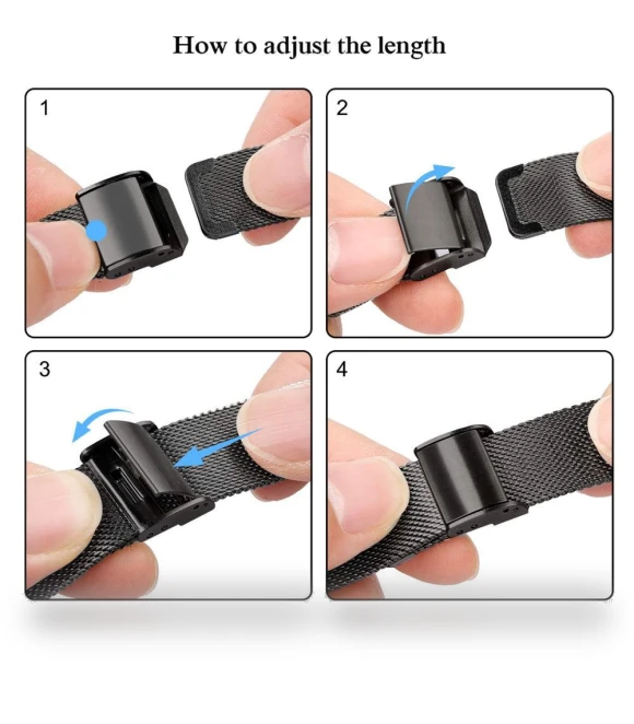 Milanese Fine Mash Smart Watch Band — Bands, Smartwatch 2025