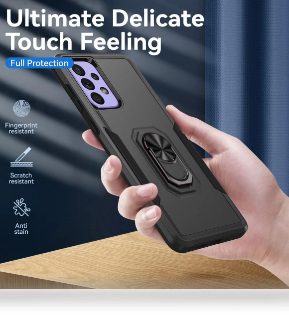 Phone Protective Case with Rotating Ring Kickstand — Phone Accessories, Smartwatch 2025