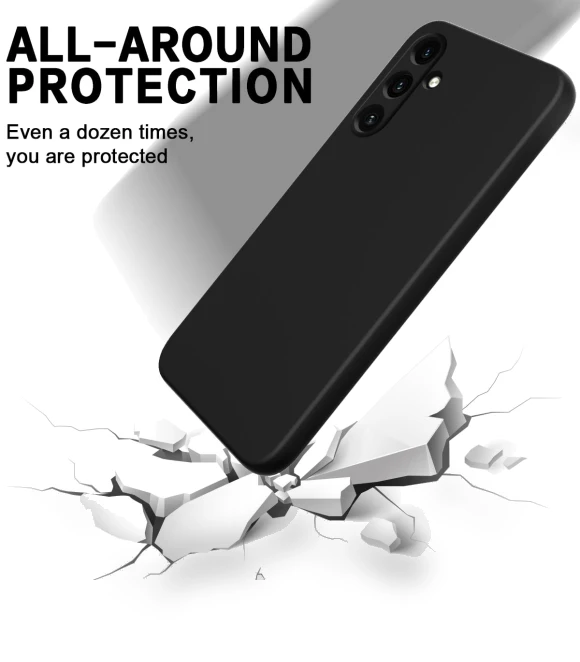 Scratchproof Liquid Silicone Phone Cover with Wrist Strap — Phone Accessories, Smartwatch 2025