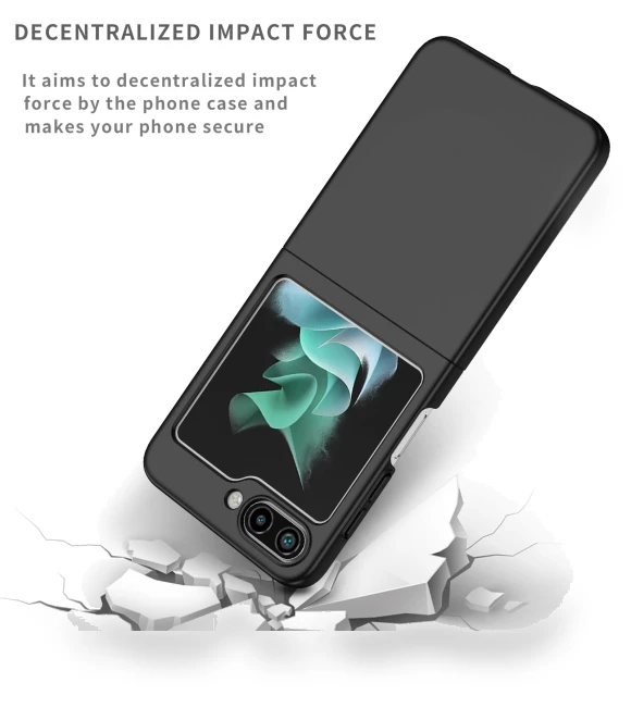 Shockproof Hard PC Cover Folding Phone Protective Case — Screen Protectors, Smartwatch 2025