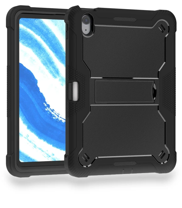 Silicone+PC Tablet Cover with Stable Kickstand — Protective Cases, Smartwatch 2025