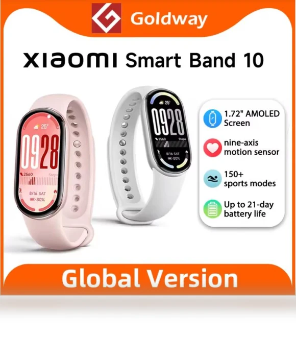 Smart Band 10 Fitness Tracker — Fitness Bands, Xiaomi
