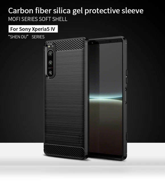 Soft TPU Case Carbon Fiber Texture Brushed Surface Anti-drop Phone Cover — Smartwatch Protectors, Smartwatch 2025