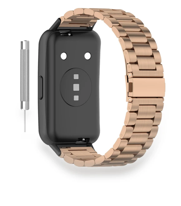 Stainless Steel Smart Watch Band — Fitness Bands, Smartwatch 2025