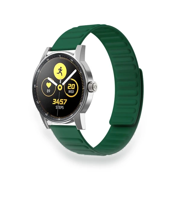 Universal Flexible Silicone Magnetic Absorption Watchband Strap — Bands, Smartwatch 2025