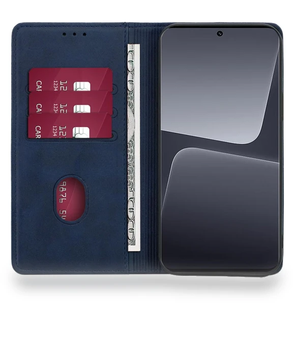 Wallet Case Magnetic Auto-Absorbed Leather Phone Cover — Flip Cases, Smartwatch 2025