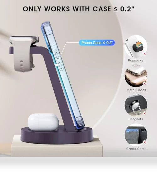 3 in 1 Wireless Charging Station — Chargers, SHEN ZHEN GTL TECHNOLOGY CO .,LTD
