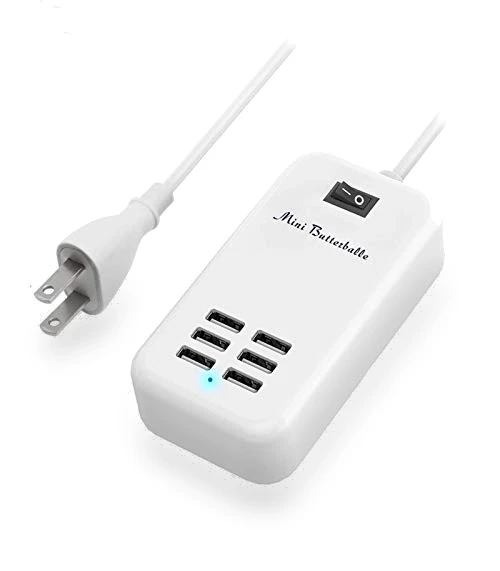 6 Ports USB Charger Hub — Chargers, Mini Butterballe