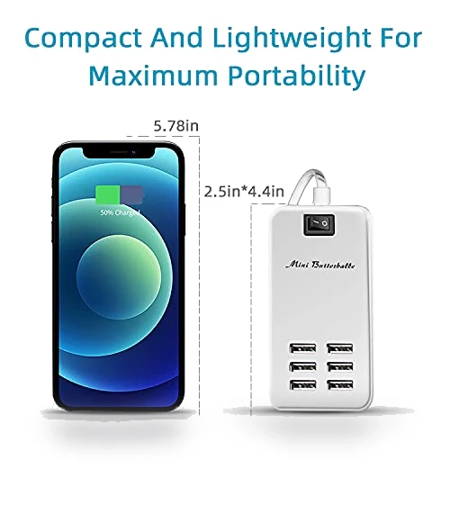 6 Ports USB Charger Hub — Chargers, Mini Butterballe