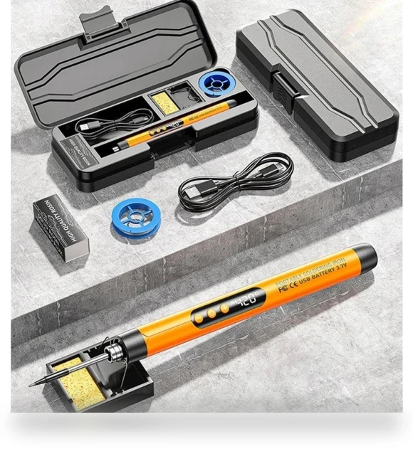 Adjustable Temperature USB Soldering Iron — Stations, huitong