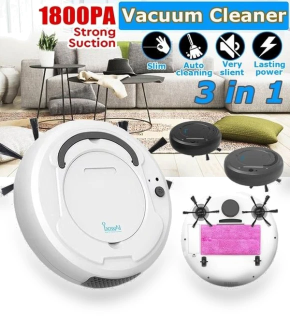 Automatic 3-in-1 Sweeping Robot — Smart Cleaning Robots, Angel 05