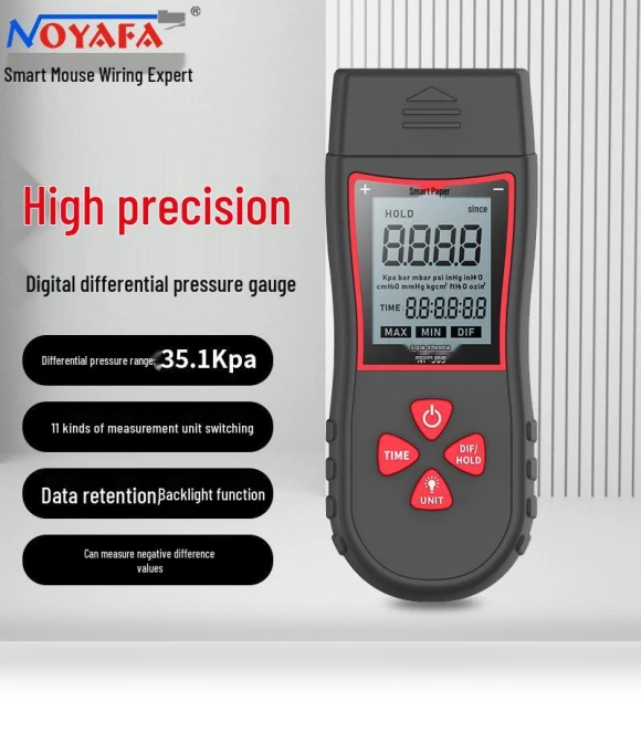 Digital Differential Pressure and Vacuum Gauge — Differential Pressure Gauges, Discount Domain