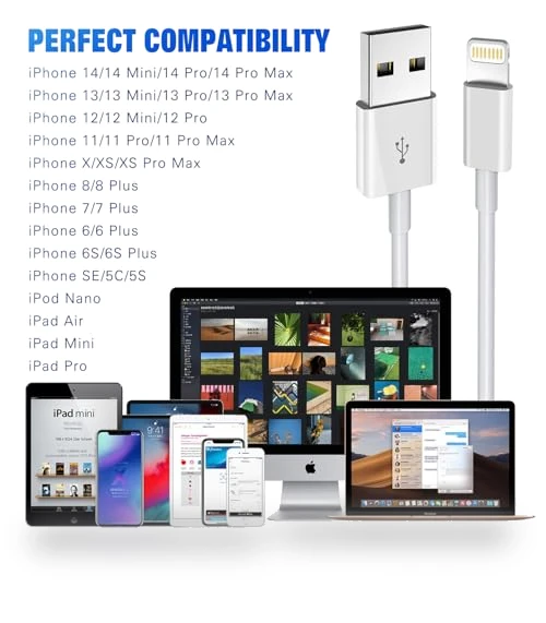 Fast Charging Lightning Cable — Chargers, Hi-Mobiler