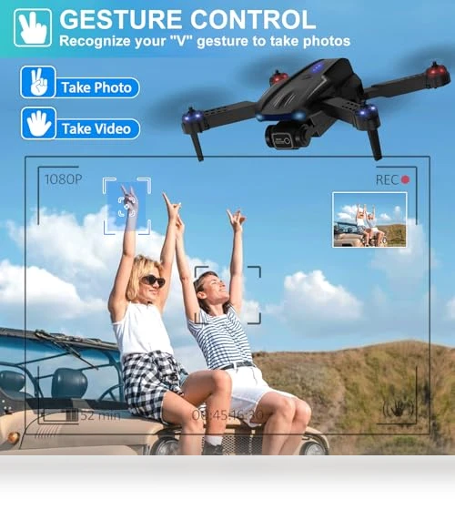 Foldable FPV Drone with 1080P HD Camera — Drones, X-shop