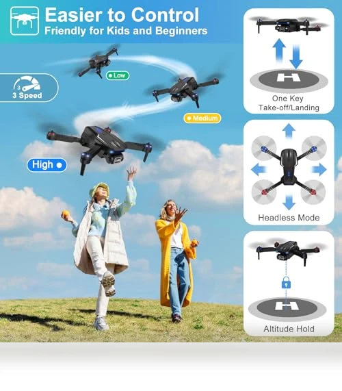 Foldable FPV Drone with 1080P HD Camera — Drones, X-shop
