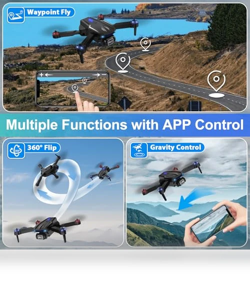 Foldable FPV Drone with 1080P HD Camera — Drones, X-shop