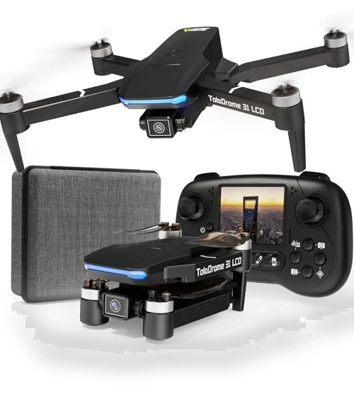 Foldable RC Drone with LCD Screen — Drones, Toladrone
