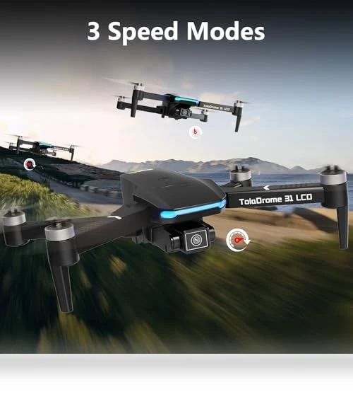 Foldable RC Drone with LCD Screen — Drones, Toladrone