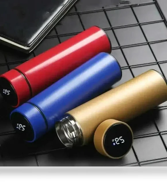 Intelligent Temperature Display Stainless Steel Smart Water Bottle — Beverage Warmers, YuTao Scriptures 042