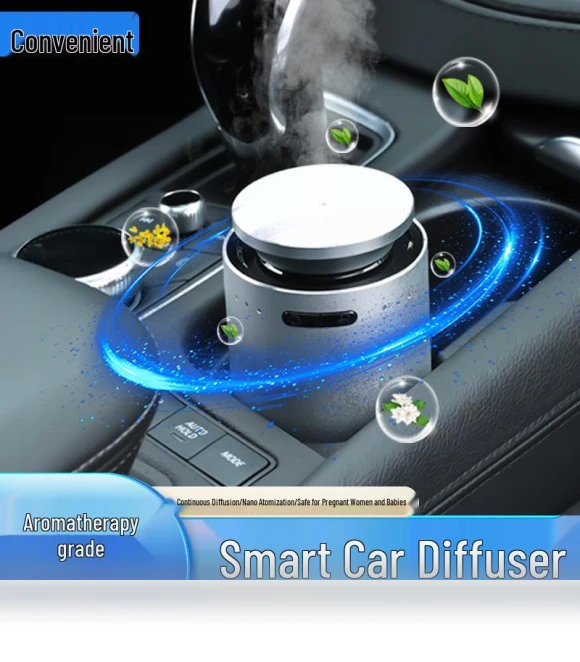 Luxury Car Smart Deodorizer with Aromatherapy Cup Holder — Car Air Fresheners, Discount Domain
