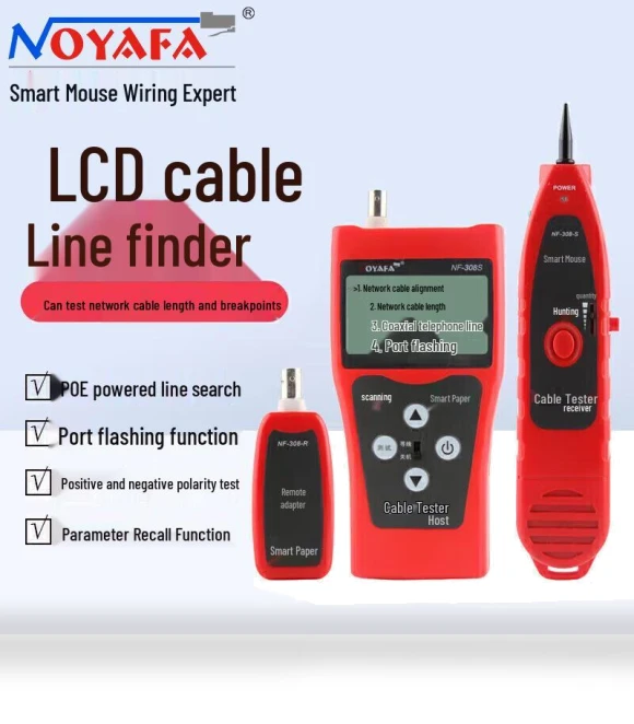 Multifunction Network Anti-Interference Cable Tracker & Noiseless Port Flashing Tester — Network & Cable Testers, Discount Domain