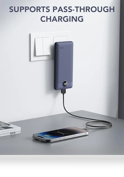 Portable Charger Built-in Cables and AC Wall Plug — Chargers, VRURC