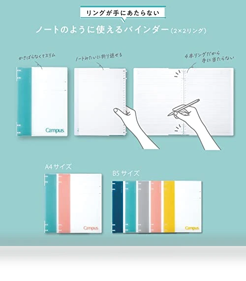 Refillable Notebook — Pockets, Kokuyo