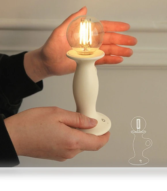 Romantic Candle-shaped Lamp — Creative Lighting Solutions, JIOUjitang
