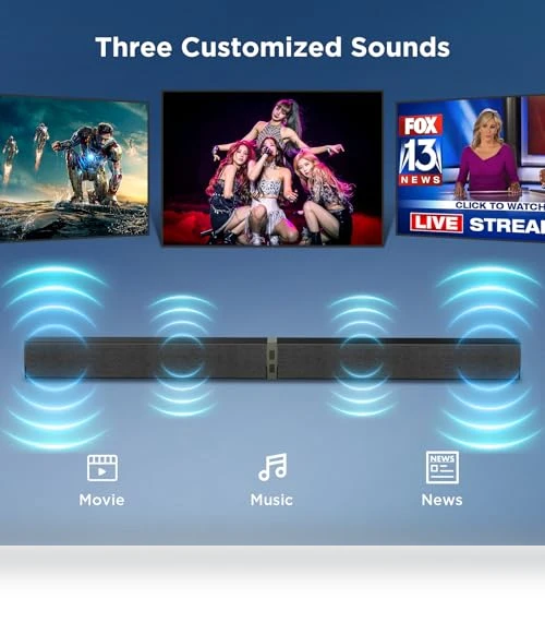 Sound Bar for Smart TV — Home Entertainment Systems, MZEIBO