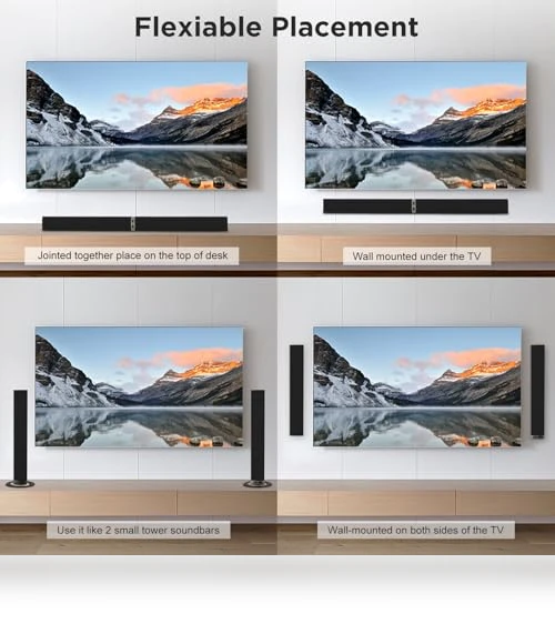 Sound Bar for Smart TV — Home Entertainment Systems, MZEIBO
