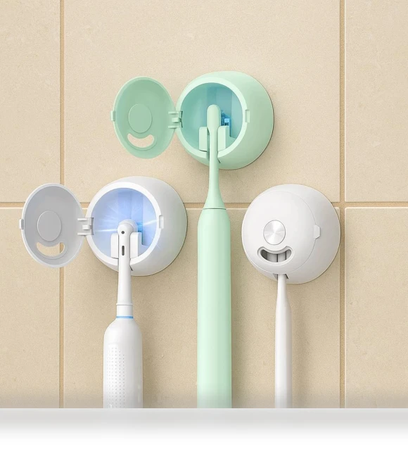 UV Wall-Mounted Toothbrush Sterilizer — Toothbrush Holders, zhizhan