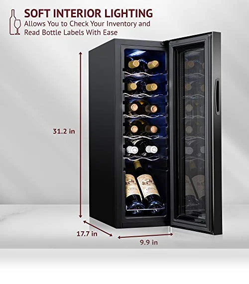 12 Bottle Compressor Wine Cooler Refrigerator — Wine Storage Solutions, SCHMÉCKÉ