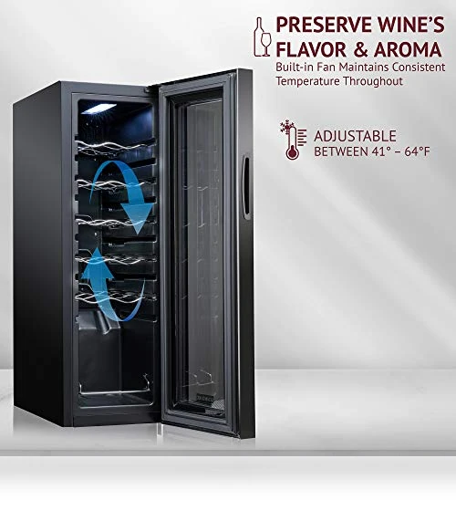 12 Bottle Compressor Wine Cooler Refrigerator — Wine Storage Solutions, SCHMÉCKÉ