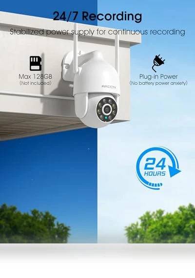 2K Security Camera Outdoor — Security Cameras, ARCCTV