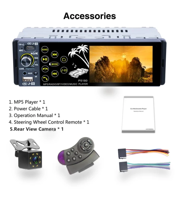 4.1-inch IPS Capacitive Touch Screen Media Player — Portable Media Players, FYUU-autoparts