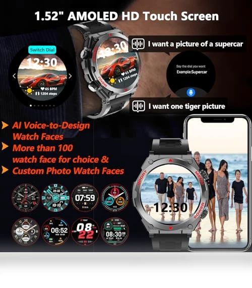 AI Smartwatch — Smartwatches, Bvlrksc