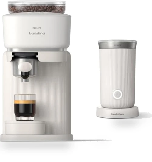 Baristina Espresso Machine with Milk Frother — Coffee & Espresso Combos, Philips