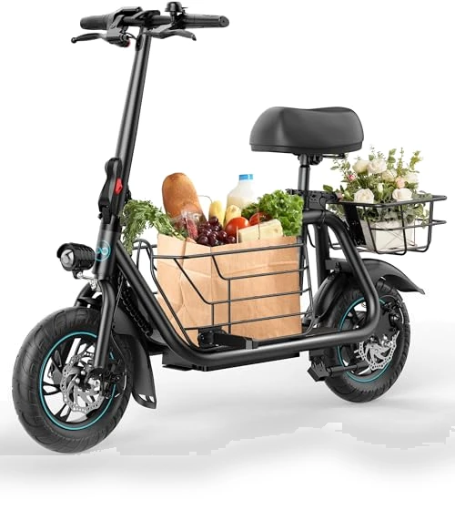 Electric Scooter with Seat — Electric Self-Balancing Scooters, URBANMAX