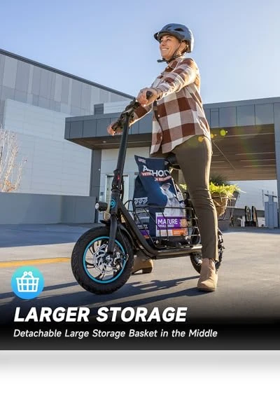 Electric Scooter with Seat — Electric Self-Balancing Scooters, URBANMAX