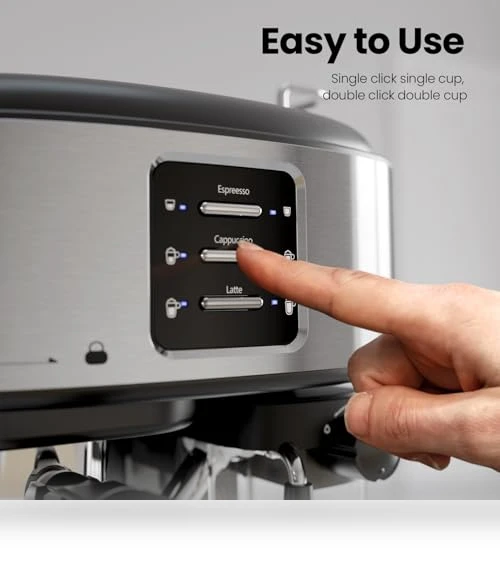Espresso and Cappuccino Machine — Coffee & Espresso Combos, Electactic