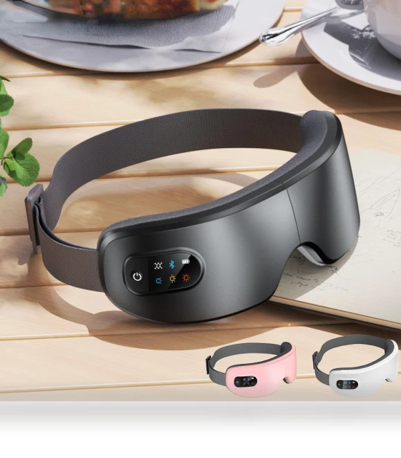 Eye Massager with Heating, Vibration, and Bluetooth Music — Rollers & Pens, ZCXU