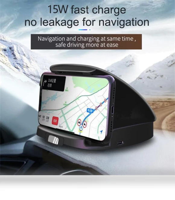Intelligent Wireless Car Charger with Phone Holder — Phone Accessories, happybuySE